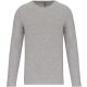 Férfi hosszú ujjú kereknyakú sztreccs póló, Kariban KA3016, Light Grey Heather-S