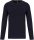 Férfi hosszú ujjú kereknyakú sztreccs póló, Kariban KA3016, Navy-2XL