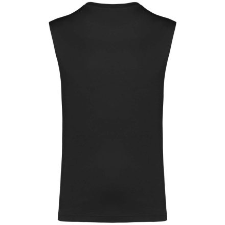 Férfi organikus széles vállú ujjatlan póló, Kariban KA3022IC, Black-2XL