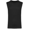 Férfi organikus széles vállú ujjatlan póló, Kariban KA3022IC, Black-S