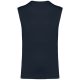 Férfi organikus széles vállú ujjatlan póló, Kariban KA3022IC, Navy-2XL