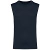 Férfi organikus széles vállú ujjatlan póló, Kariban KA3022IC, Navy-XL