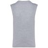 Férfi organikus széles vállú ujjatlan póló, Kariban KA3022IC, Oxford Grey-S