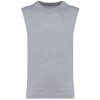 Férfi organikus széles vállú ujjatlan póló, Kariban KA3022IC, Oxford Grey-S