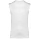 Férfi organikus széles vállú ujjatlan póló, Kariban KA3022IC, White-3XL