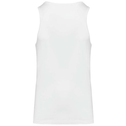 Férfi organikus ujjatlan póló, Kariban KA3023IC, White-2XL