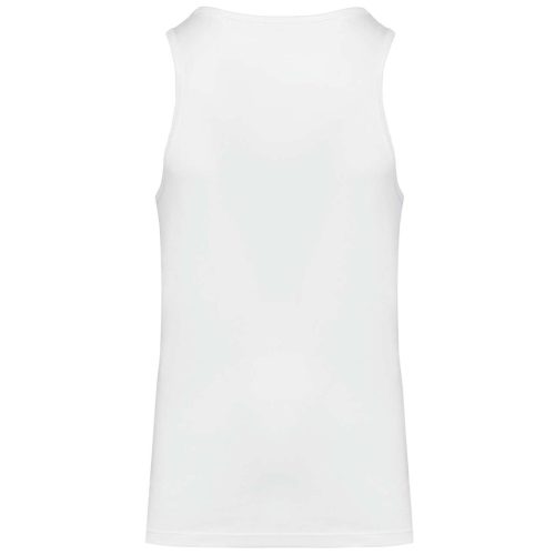 Férfi organikus ujjatlan póló, Kariban KA3023IC, White-S
