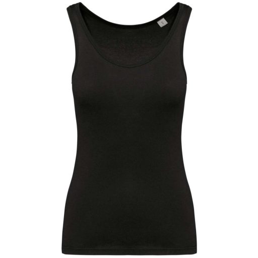 Női organikus ujjatlan póló, Kariban KA3024IC, Black-2XL