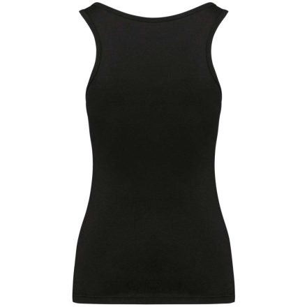 Női organikus ujjatlan póló, Kariban KA3024IC, Black-XL