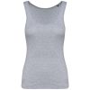 Női organikus ujjatlan póló, Kariban KA3024IC, Oxford Grey-S