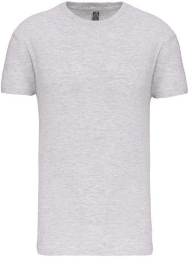 Férfi organikus rövid ujjú póló, Kariban KA3025IC, Ash Heather-2XL