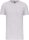 Férfi organikus rövid ujjú póló, Kariban KA3025IC, Ash Heather-XL