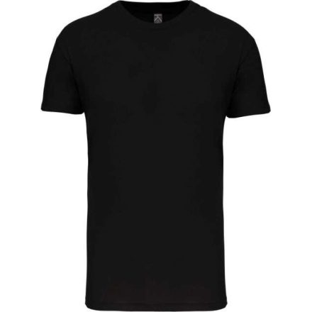 Férfi organikus rövid ujjú póló, Kariban KA3025IC, Black-3XL
