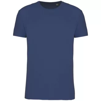   Férfi organikus rövid ujjú póló, Kariban KA3025IC, Deep Blue-S