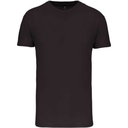 Férfi organikus rövid ujjú póló, Kariban KA3025IC, Dark Grey-S