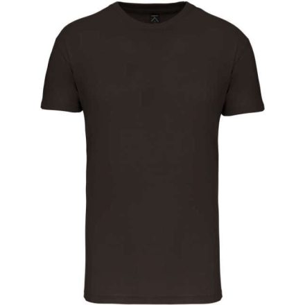 Férfi organikus rövid ujjú póló, Kariban KA3025IC, Dark Khaki-XL
