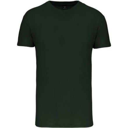 Férfi organikus rövid ujjú póló, Kariban KA3025IC, Forest Green-XL