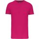 Férfi organikus rövid ujjú póló, Kariban KA3025IC, Fuchsia-XL