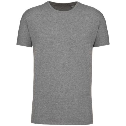 Férfi organikus rövid ujjú póló, Kariban KA3025IC, Grey Heather-XL