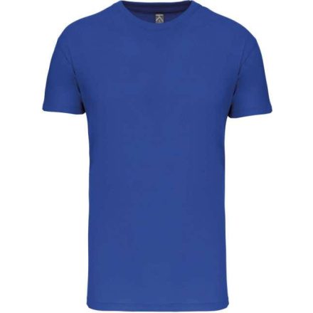 Férfi organikus rövid ujjú póló, Kariban KA3025IC, Light Royal Blue-XL