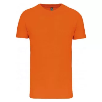   Férfi organikus rövid ujjú póló, Kariban KA3025IC, Orange-S