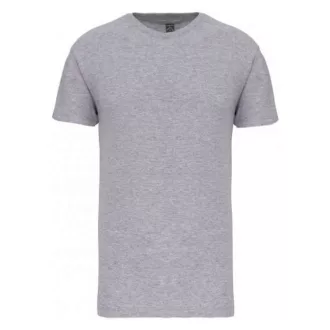   Férfi organikus rövid ujjú póló, Kariban KA3025IC, Oxford Grey-S