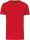 Férfi organikus rövid ujjú póló, Kariban KA3025IC, Red-4XL