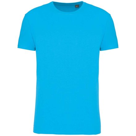 Férfi organikus rövid ujjú póló, Kariban KA3025IC, Sea Turquoise-5XL