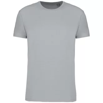   Férfi organikus rövid ujjú póló, Kariban KA3025IC, Snow Grey-S