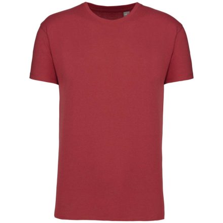 Férfi organikus rövid ujjú póló, Kariban KA3025IC, Terracotta Red-XL