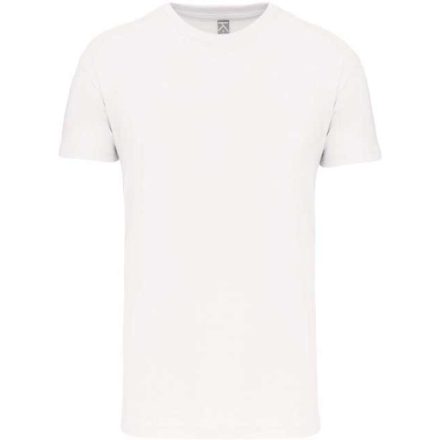 Férfi organikus rövid ujjú póló, Kariban KA3025IC, White-3XL