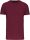 Férfi organikus rövid ujjú póló, Kariban KA3025IC, Wine-2XL