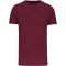 Férfi organikus rövid ujjú póló, Kariban KA3025IC, Wine-2XL