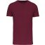 Férfi organikus rövid ujjú póló, Kariban KA3025IC, Wine-2XL