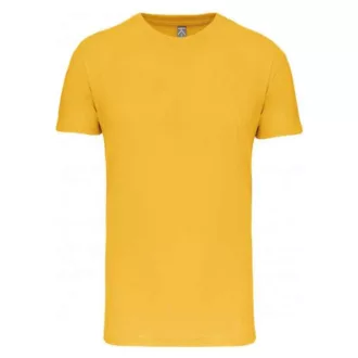   Férfi organikus rövid ujjú póló, Kariban KA3025IC, Yellow-S