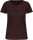 Női organikus kereknyakú rövid ujjú póló, Kariban KA3026IC, Chocolate-2XL