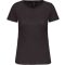 Női organikus kereknyakú rövid ujjú póló, Kariban KA3026IC, Dark Grey-XS