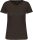 Női organikus kereknyakú rövid ujjú póló, Kariban KA3026IC, Dark Khaki-S