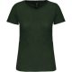 Női organikus kereknyakú rövid ujjú póló, Kariban KA3026IC, Forest Green-2XL