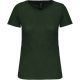 Női organikus kereknyakú rövid ujjú póló, Kariban KA3026IC, Forest Green-S