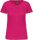 Női organikus kereknyakú rövid ujjú póló, Kariban KA3026IC, Fuchsia-XS