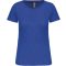 Női organikus kereknyakú rövid ujjú póló, Kariban KA3026IC, Light Royal Blue-2XL