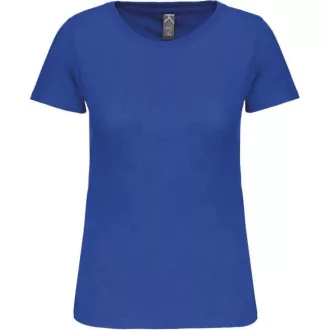   Női organikus kereknyakú rövid ujjú póló, Kariban KA3026IC, Light Royal Blue-S