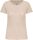 Női organikus kereknyakú rövid ujjú póló, Kariban KA3026IC, Light Sand-XS