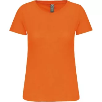   Női organikus kereknyakú rövid ujjú póló, Kariban KA3026IC, Orange-S
