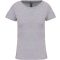 Női organikus kereknyakú rövid ujjú póló, Kariban KA3026IC, Oxford Grey-L