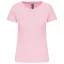 Női organikus kereknyakú rövid ujjú póló, Kariban KA3026IC, Pale Pink-S