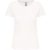 Női organikus kereknyakú rövid ujjú póló, Kariban KA3026IC, White-3XL
