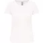 Női organikus kereknyakú rövid ujjú póló, Kariban KA3026IC, White-M