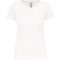 Női organikus kereknyakú rövid ujjú póló, Kariban KA3026IC, White-XS